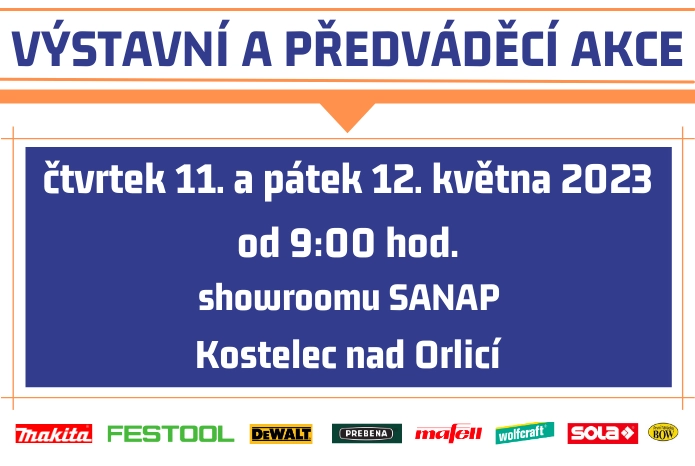 VÝSTAVNÍ A PŘEDVÁDĚCÍ AKCE 11. a 12. KVĚTNA 2023
