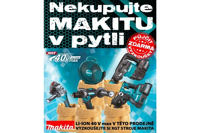 NEKUPUJTE MAKITU V PYTLI XGT