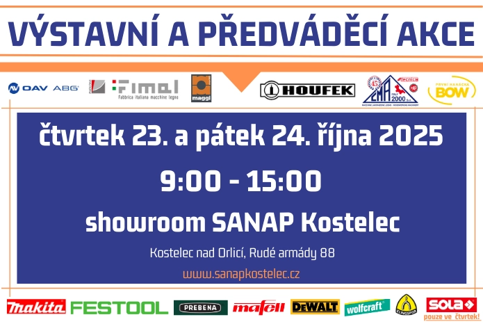 VÝSTAVNÍ A PŘEDVÁDĚCÍ AKCE PODZIM 2025